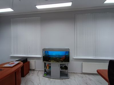 Строгие вертикальные жалюзи для офиса